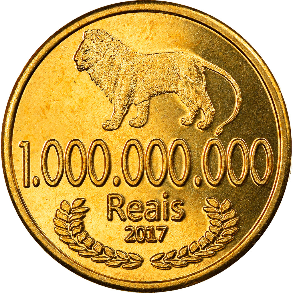 Coin, CABINDA, milliard de reais, 2017, MS(63), Bronze-Aluminium