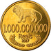 Coin, CABINDA, milliard de reais, 2017, MS(63), Bronze-Aluminium