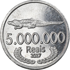Coin, CABINDA, 5 millions de reais, 2017, MS(63), Aluminum