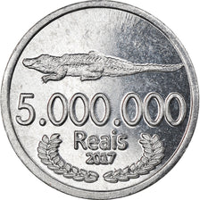 Coin, CABINDA, 5 millions de reais, 2017, MS(63), Aluminum