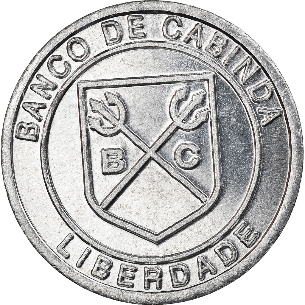 Coin, CABINDA, 5 millions de reais, 2017, MS(63), Aluminum