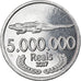 Moneta, CABINDA, 5 millions de reais, 2017, SPL, Alluminio