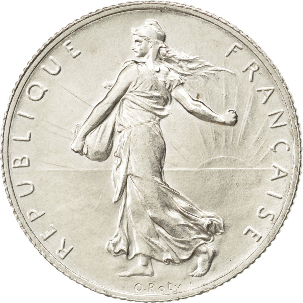 FRANCE, 2 Francs, 1912, KM #845.1, MS(63), Silver, Gadoury #532, 10.03
