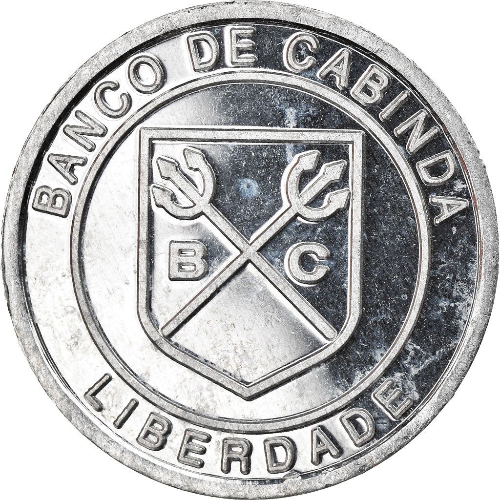 Coin, CABINDA, 50 millions de reais, 2017, MS(63), Aluminum