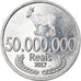 Moneda, CABINDA, 50 millions de reais, 2017, SC, Aluminio