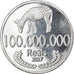 Coin, CABINDA, cent millions de reais, 2017, MS(63), Aluminum