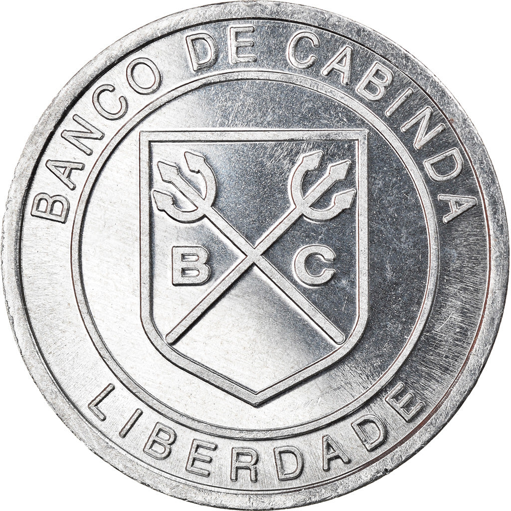 Coin, CABINDA, cent millions de reais, 2017, MS(63), Aluminum