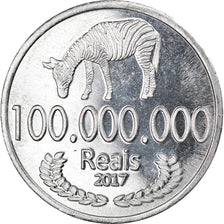 Coin, CABINDA, cent millions de reais, 2017, MS(63), Aluminum