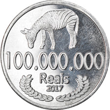 Moneta, CABINDA, cent millions de reais, 2017, SPL, Alluminio