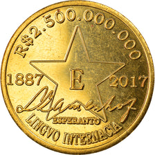 Coin, CABINDA, 2 milliards 500 millions de reais, 2017, Esperanto, MS(63)