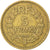 Moneda, Francia, Lavrillier, 5 Francs, 1946, Castelsarrasin, MBC, Aluminio -