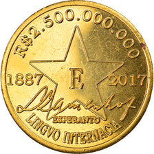 Coin, CABINDA, 2 milliards 500 millions de reais, 2017, Esperanto, MS(63)
