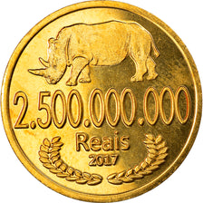 Münze, CABINDA, 2 milliards 500 millions de reais, 2017, UNZ, Bronze-Aluminium