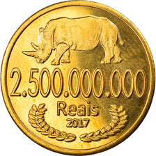 Moneta, CABINDA, 2 milliards 500 millions de reais, 2017, SPL, Bronzo-alluminio