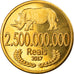 Moneta, CABINDA, 2 milliards 500 millions de reais, 2017, SPL, Bronzo-alluminio