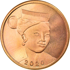 Coin, Micronesia, 1/2 Crown, 2020, YAP, MS(63), Brass