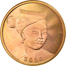 Moneda, Micronesia, 1/2 Crown, 2020, YAP, SC, Latón