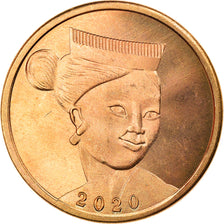 Coin, Micronesia, 1/2 Crown, 2020, YAP, MS(63), Brass