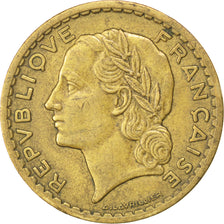 FRANCE, Lavrillier, 5 Francs, 1945, Castelsarrasin, KM #888a.3, EF(40-45),...