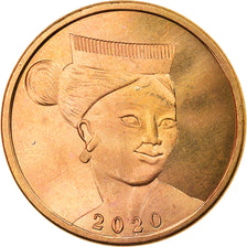 Coin, Micronesia, 1/2 Crown, 2020, YAP, MS(63), Brass