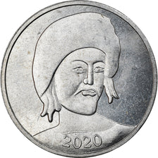 Coin, Micronesia, Penny, 2020, YAP, MS(63), Nickel plated zinc