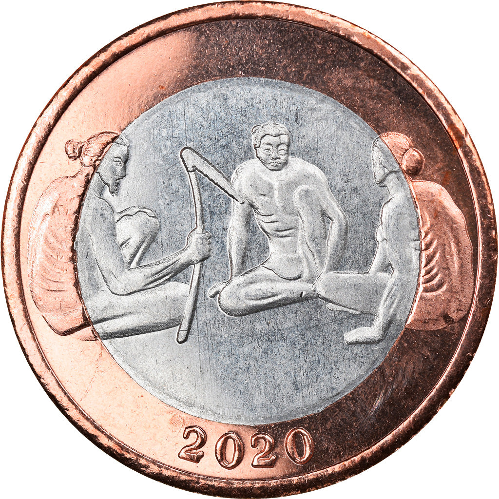 Coin, Micronesia, Crown, 2020, YAP, MS(63), Bi-Metallic