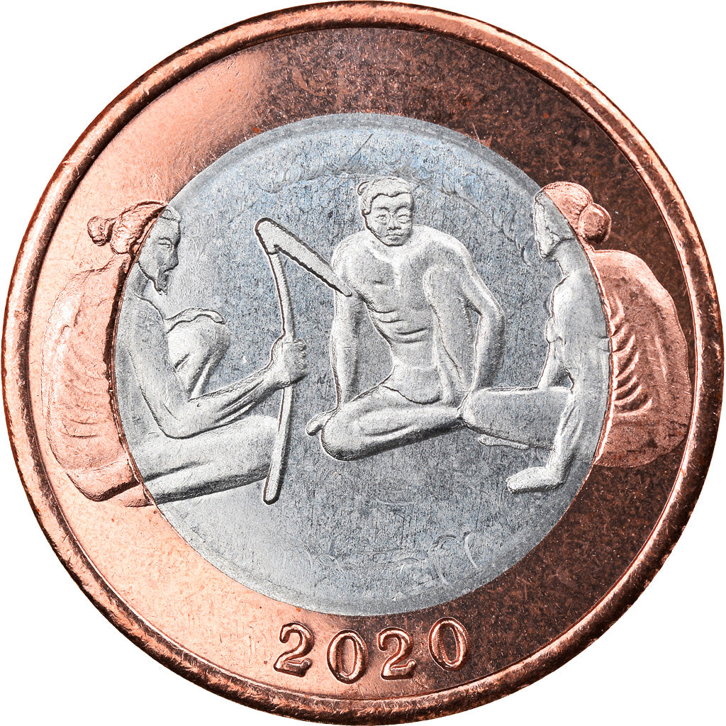 Moneta, Micronesia, Crown, 2020, YAP, SPL, Bi-metallico