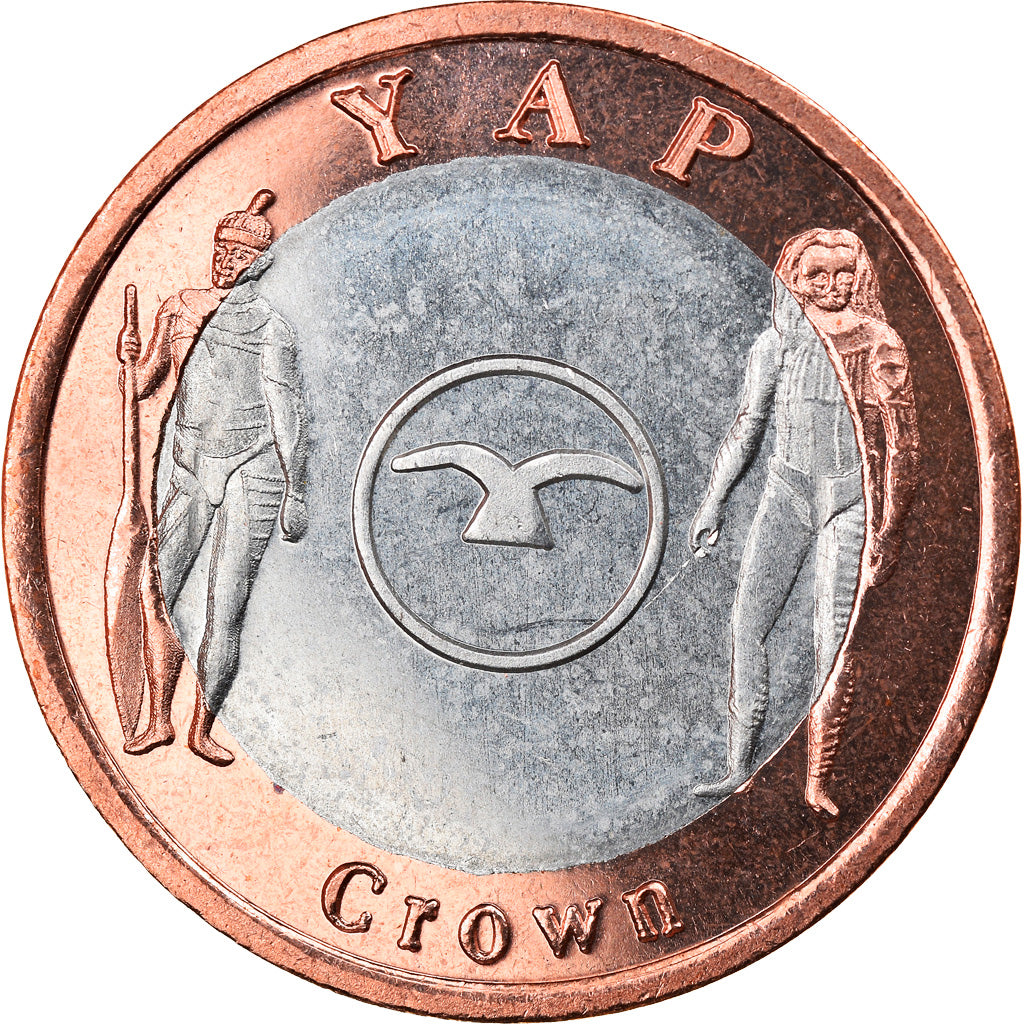 Moneta, Micronesia, Crown, 2020, YAP, SPL, Bi-metallico