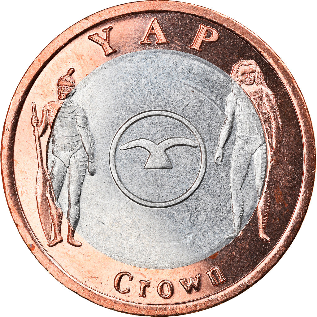 Moneda, Micronesia, Crown, 2020, YAP, SC, Bimetálico