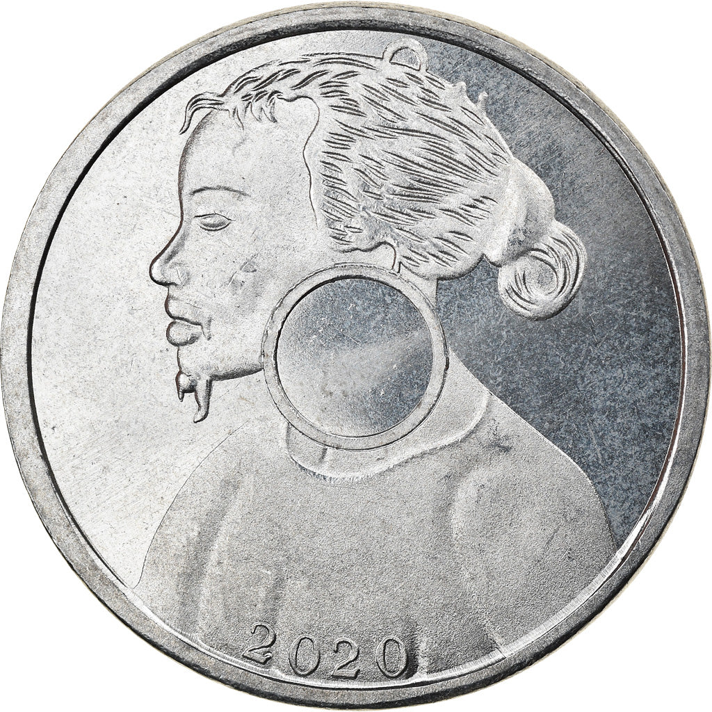 Coin, Micronesia, Florin, 2020, YAP, MS(63), Nickel plated zinc