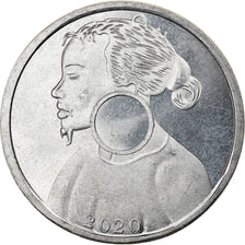 Coin, Micronesia, Florin, 2020, YAP, MS(63), Nickel plated zinc