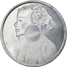 Coin, Micronesia, Florin, 2020, YAP, MS(63), Nickel plated zinc