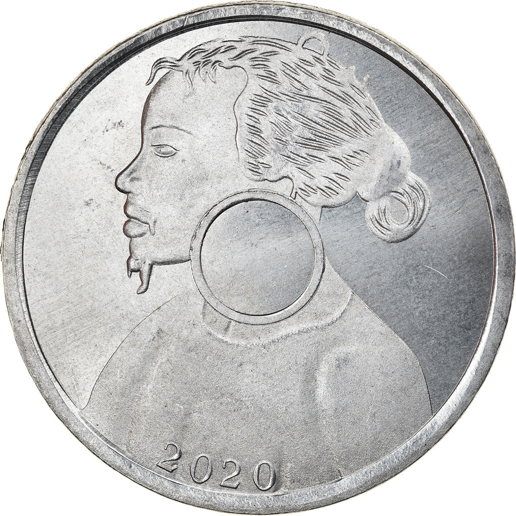 Coin, Micronesia, Florin, 2020, YAP, MS(63), Nickel plated zinc