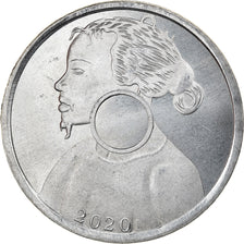 Coin, Micronesia, Florin, 2020, YAP, MS(63), Nickel plated zinc