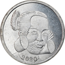 Coin, Micronesia, Shilling, 2020, YAP, MS(63), Nickel plated zinc