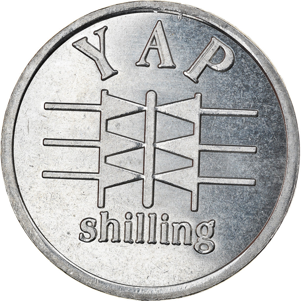 Coin, Micronesia, Shilling, 2020, YAP, MS(63), Nickel plated zinc