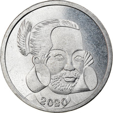 Coin, Micronesia, Shilling, 2020, YAP, MS(63), Nickel plated zinc