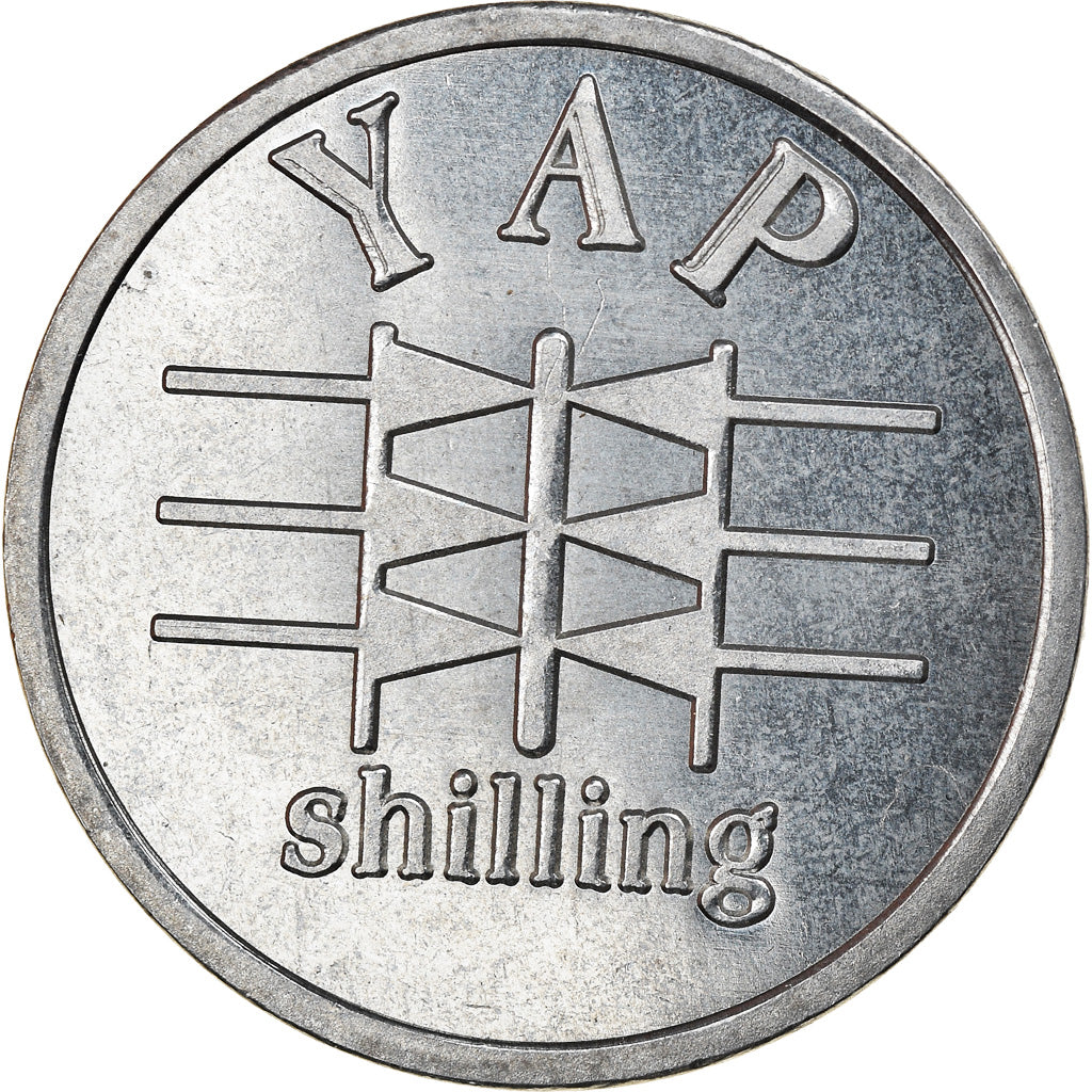Coin, Micronesia, Shilling, 2020, YAP, MS(63), Nickel plated zinc