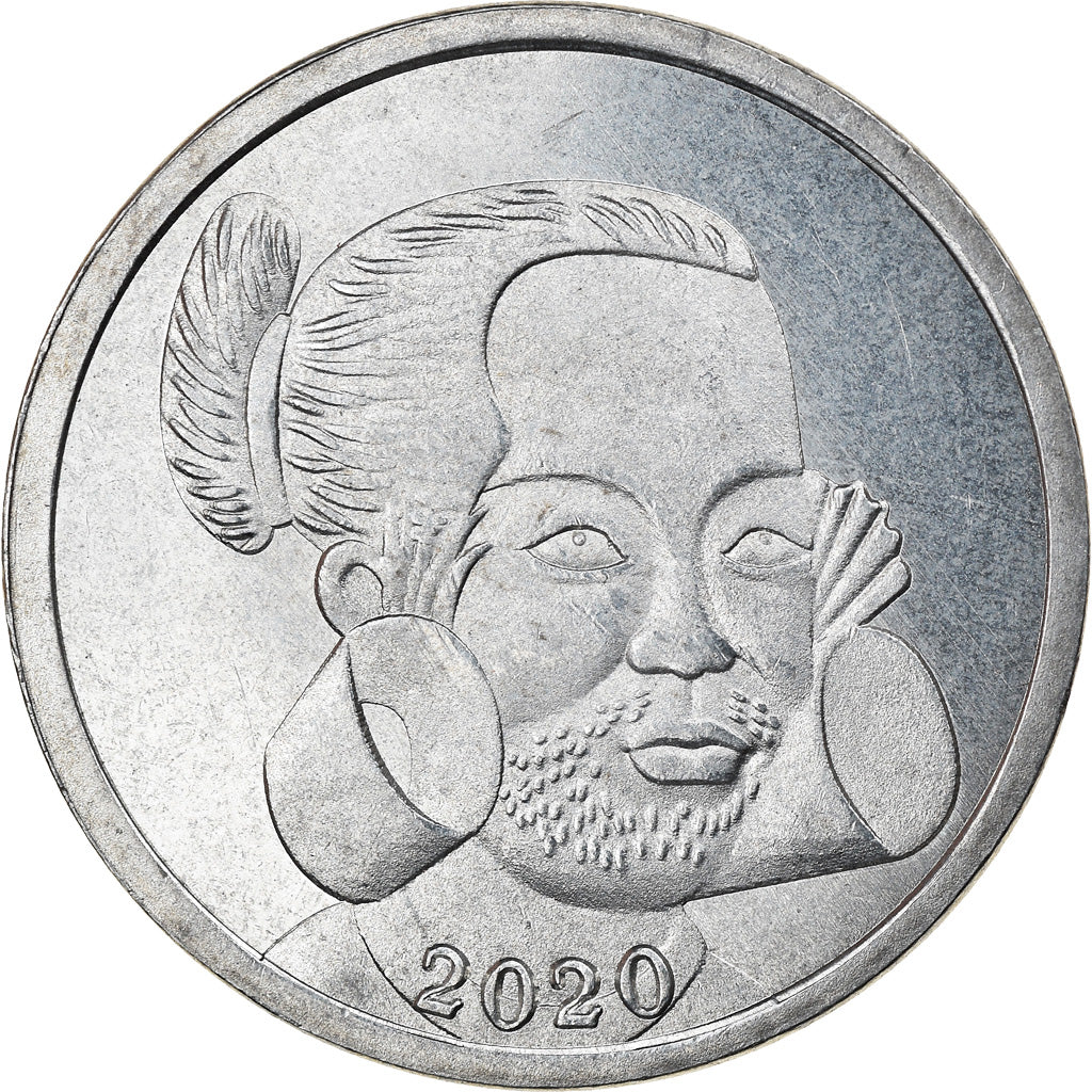 Coin, Micronesia, Shilling, 2020, YAP, MS(63), Nickel plated zinc