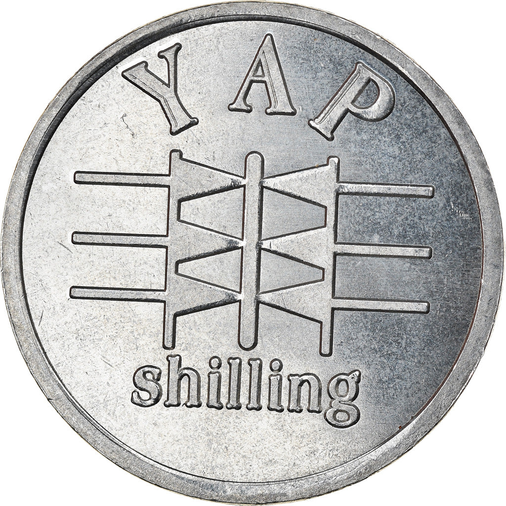 Coin, Micronesia, Shilling, 2020, YAP, MS(63), Nickel plated zinc