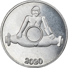 Coin, Micronesia, 3 Pence, 2020, YAP, MS(63), Nickel plated zinc