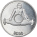 Coin, Micronesia, 3 Pence, 2020, YAP, MS(63), Nickel plated zinc