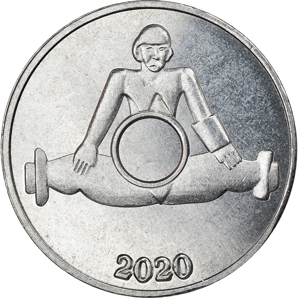 Coin, Micronesia, 3 Pence, 2020, YAP, MS(63), Nickel plated zinc