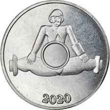 Coin, Micronesia, 3 Pence, 2020, YAP, MS(63), Nickel plated zinc