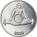 Coin, Micronesia, 3 Pence, 2020, YAP, MS(63), Nickel plated zinc