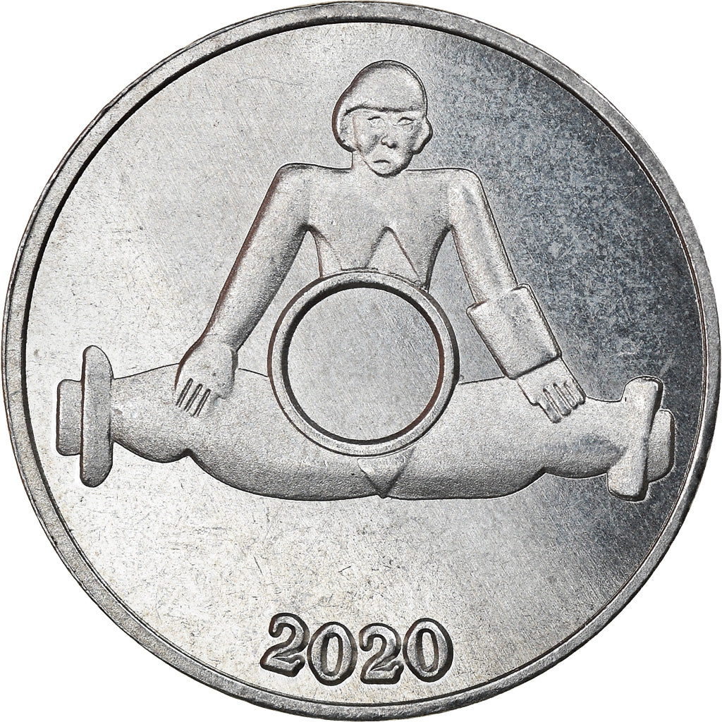 Coin, Micronesia, 3 Pence, 2020, YAP, MS(63), Nickel plated zinc