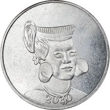 Coin, Micronesia, 6 Pence, 2020, YAP, MS(63), Nickel plated zinc