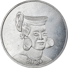 Coin, Micronesia, 6 Pence, 2020, YAP, MS(63), Nickel plated zinc