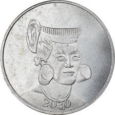 Coin, Micronesia, 6 Pence, 2020, YAP, MS(63), Nickel plated zinc