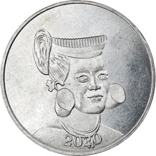 Coin, Micronesia, 6 Pence, 2020, YAP, MS(63), Nickel plated zinc